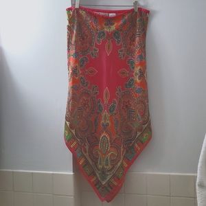 Vintage Tommy Hilfiger Silk Skirt Size 8